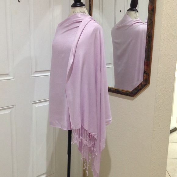 Pink Pashmina Scarf - Picture 1 of 4